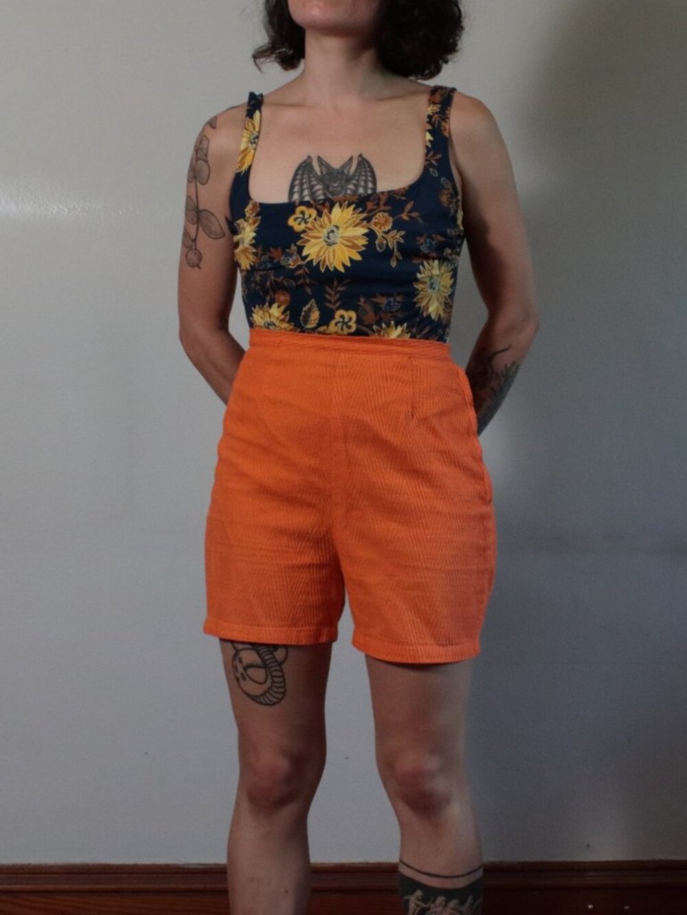 Vintage 60s/70s High-Waist Shorts XS